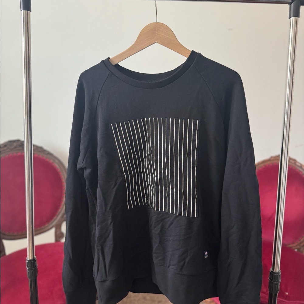 rag & bone Black Crewneck Sweater